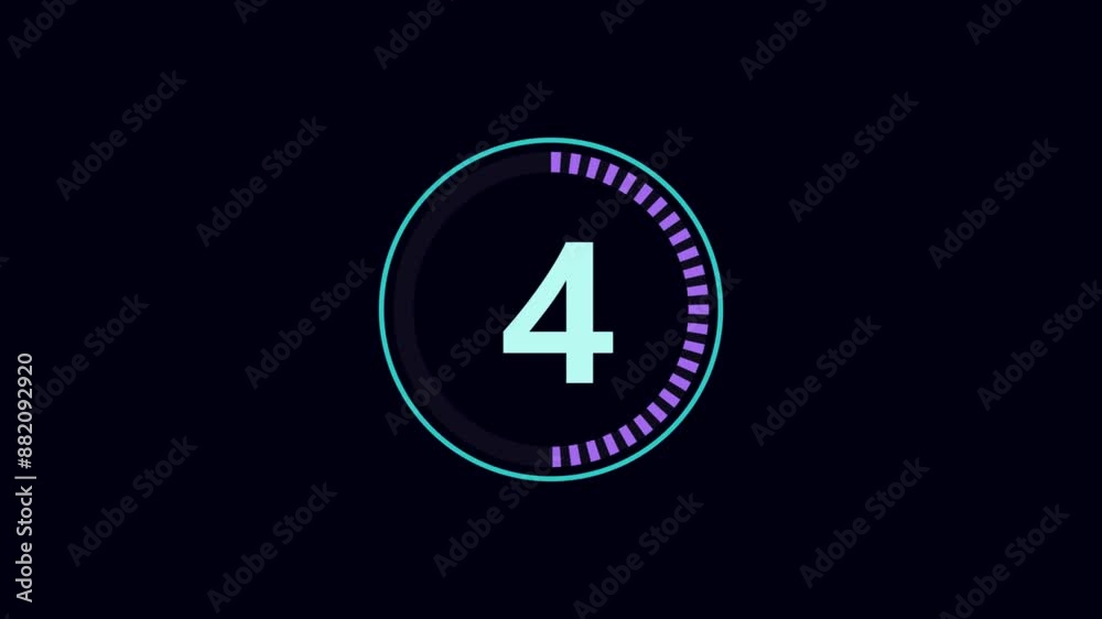 Technology interference circle count down numbers. Technology interference circle count down numbers.