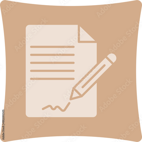 Agreement Glyph Art Box Icon