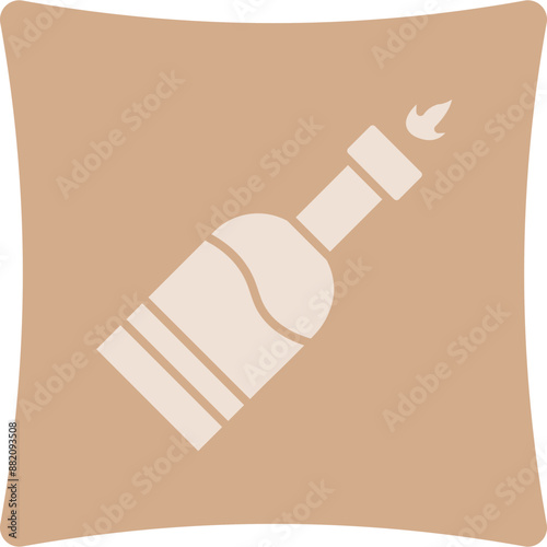 Molotov Glyph Art Box Icon