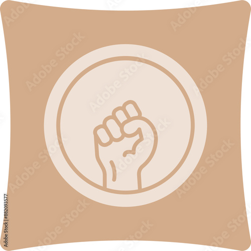 Black Lives Matter Glyph Art Box Icon
