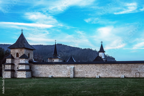 Sucevita Monastery - Europe, Romania, Suchav region, Sucevita,  30.03.2024 year photo