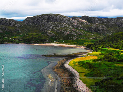 SCOTLAND, HIGHLANDS : Scottish Highlands, Druim Sgurr nan Cabar Loch Duich near Shiel Bridge, Great Britain, Europe photo