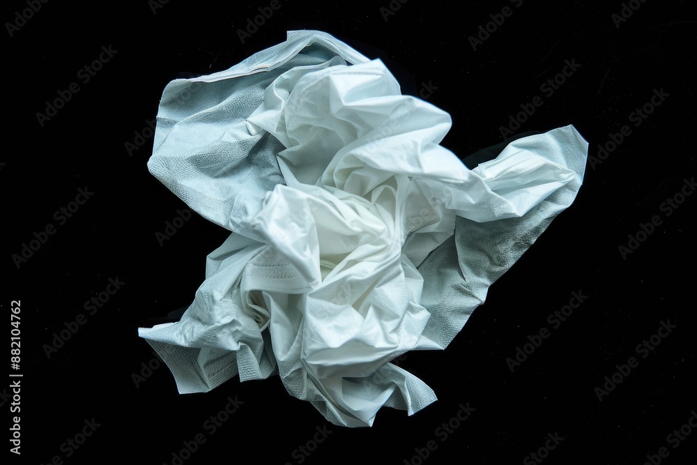 A piece of white paper sits on a black background, simple yet effective A piece of white paper sits on a black background, simple yet effective