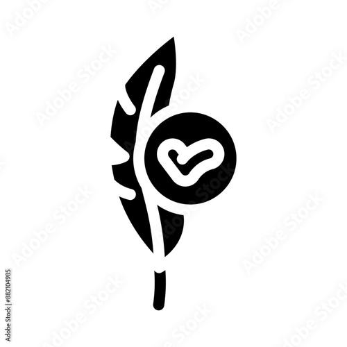 hypoallergenic label product caution glyph icon vector. hypoallergenic label product caution sign. isolated symbol illustration