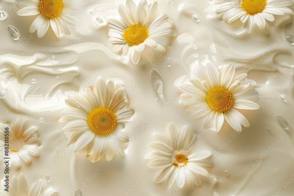 Close-up of a cake decorated with flowers Close-up of a cake decorated with flowers