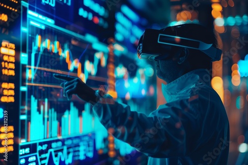 The use of virtual reality by businessmen and investors to trade and invest in stock and currency markets helps improve convenience and ease of use