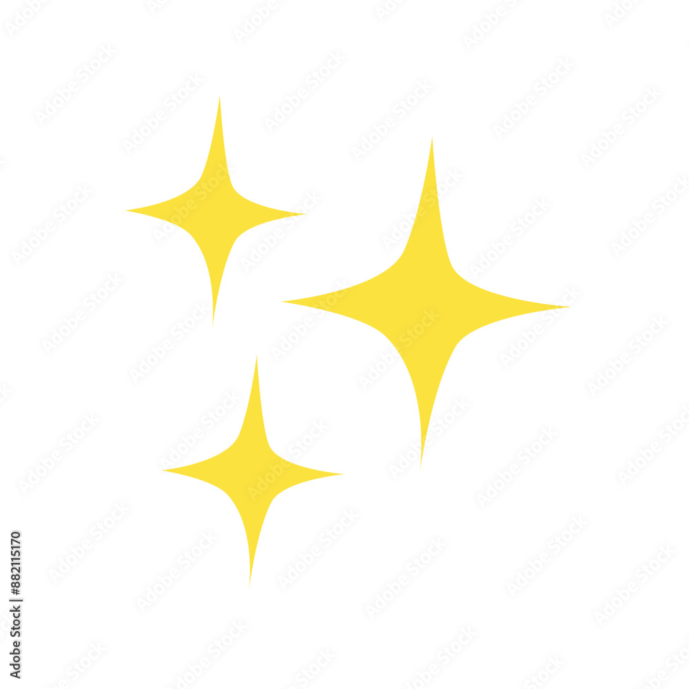 illustration star on white background illustration star on white background