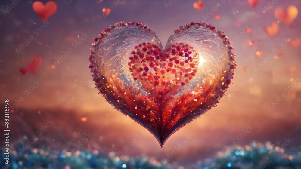 Heart shape for Love concept, Valentine's Day concepts. love symbol, concept for Valentine's Day, wedding etc. Heart elements for love concept design. AI generated image Heart shape for Love concept, Valentine's Day concepts. love symbol, concept for Valentine's Day, wedding etc. Heart elements for love concept design. AI generated image