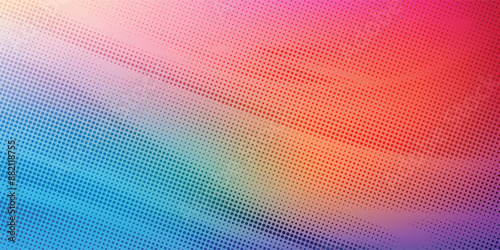 Color halftone texture, abstract yellow pink dotted gradient background