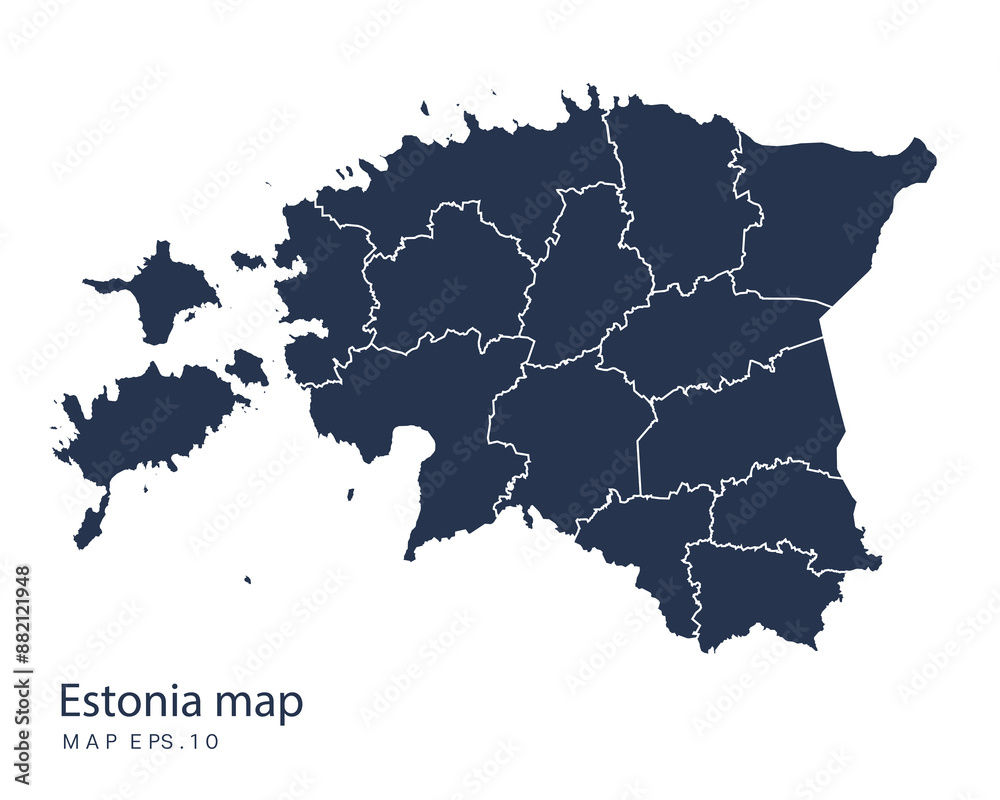 Estonia map Estonia map