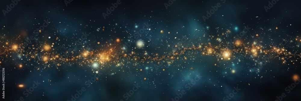 Obraz premium A Cosmic Tapestry of Stars