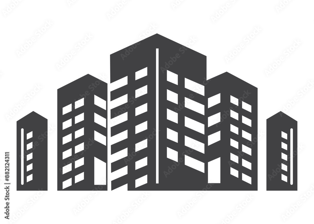 Corporate Building Vector Design Corporate Building Vector Design