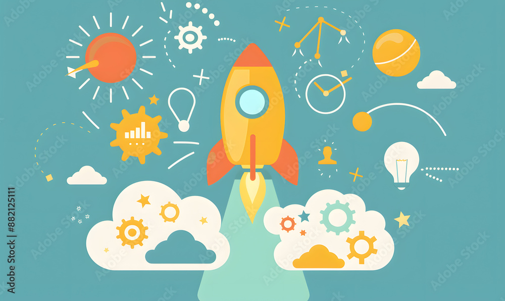 business and idea thinking concept. business and idea thinking concept.