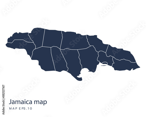 Jamaica map