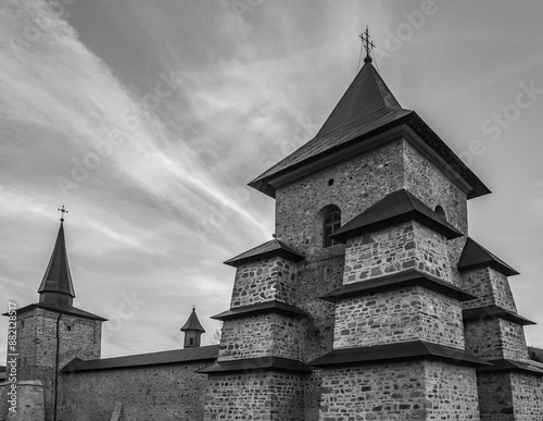 Sucevita Monastery - Europe, Romania, Suchav region, Sucevita,  30.03.2024 year photo