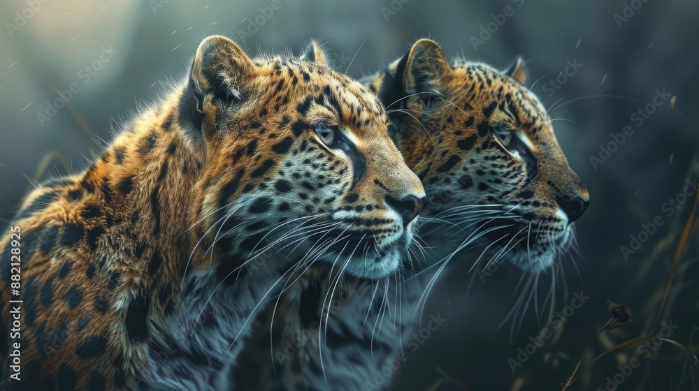 Obraz premium Gorgeous wild felines