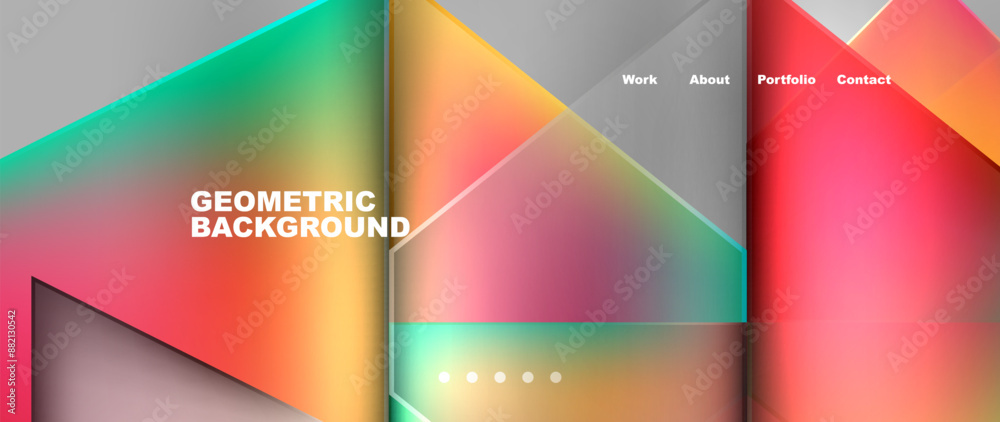 Gradient triangle geometric minimal wallpaper Gradient triangle geometric minimal wallpaper