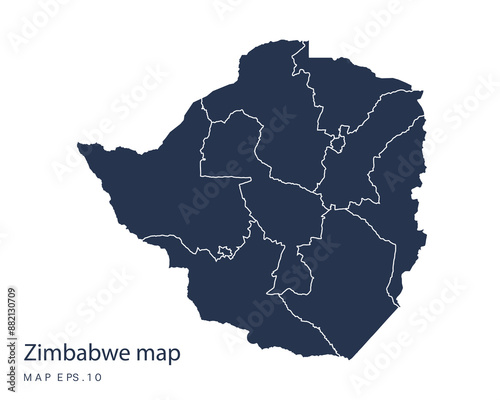 Zimbabwe map