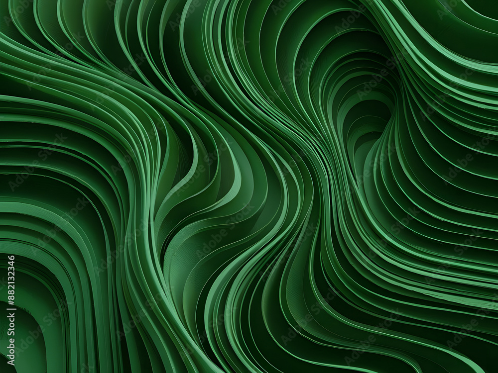 Líneas retorcidas verdes abstractas con fondo de formas orgánicas
Líneas retorcidas verdes abstractas con fondo de formas orgánicas