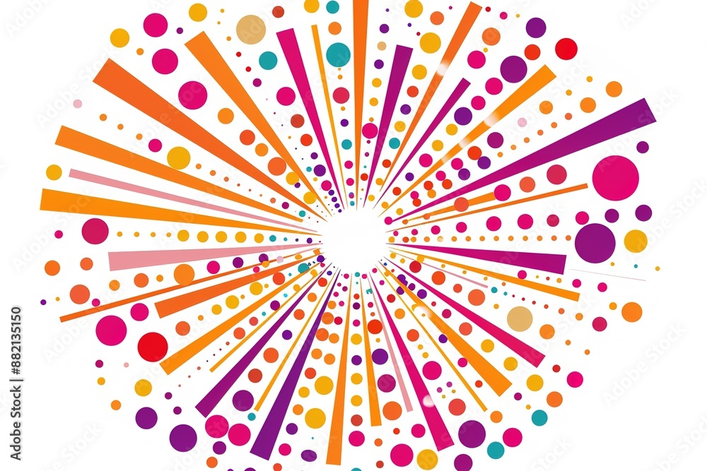 Vibrant Burst: Sets of Multicolor Powder Explosion on White Background Vibrant Burst: Sets of Multicolor Powder Explosion on White Background