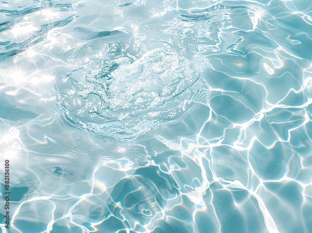 Water surface texture background, light blue water ripples pattern, soft white water transparent for summer beach and swimming pool decoration or backdrop design
Water surface texture background, light blue water ripples pattern, soft white water transparent for summer beach and swimming pool decoration or backdrop design
