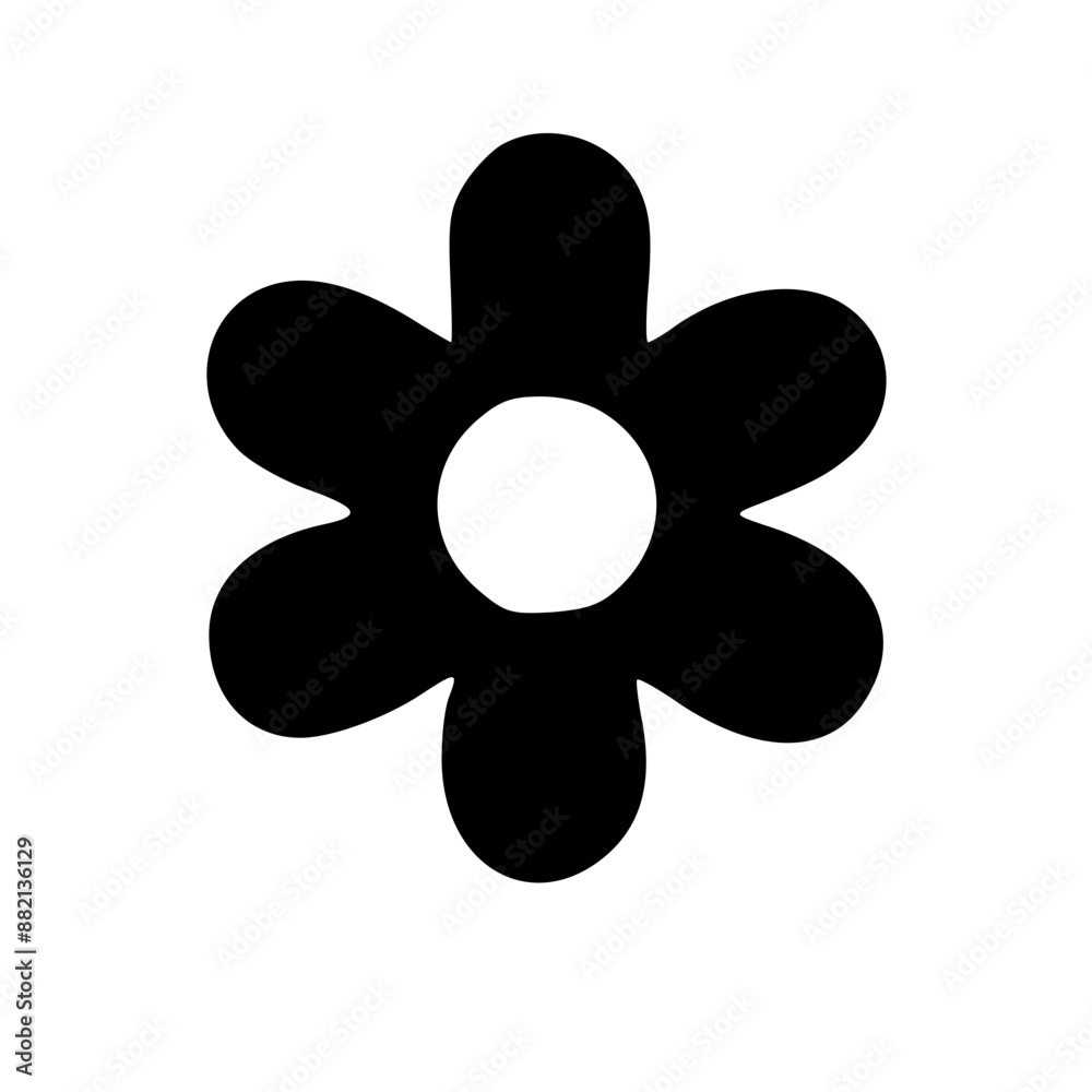 Black flower