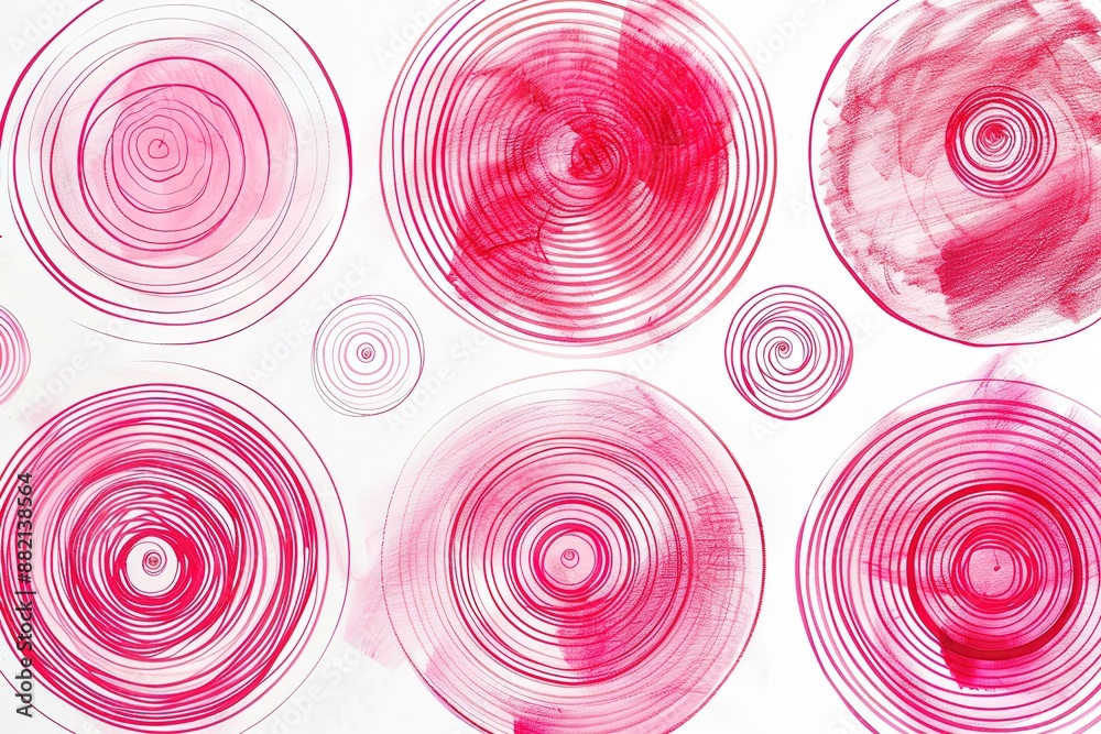 Watercolor Painting with Red Circles and Ink Spots. Abstract Minimalist Art. Red Dots on a White Background. Modern Print ideal for Card, Wall Art, Room Decoration. Watercolor Painting with Red Circles and Ink Spots. Abstract Minimalist Art. Red Dots on a White Background. Modern Print ideal for Card, Wall Art, Room Decoration.