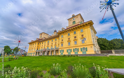 Esterhazy castle, Eisenstadt, Burgenland, Austria, Europe, May 1st 2024 photo