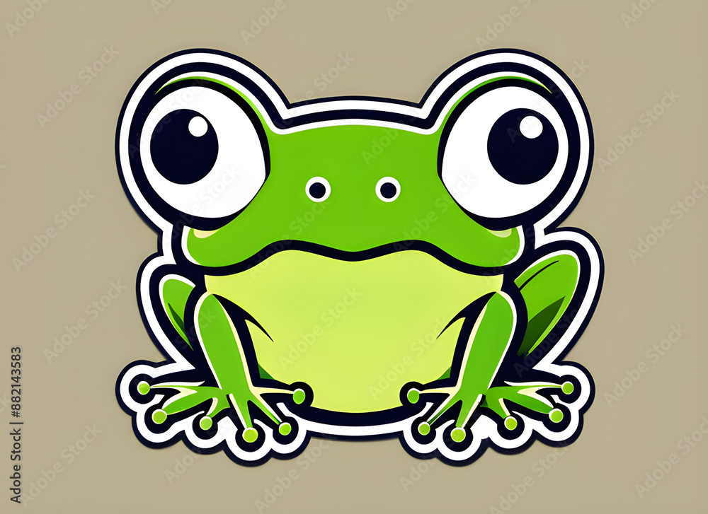 Fototapeta premium frog generative ai
