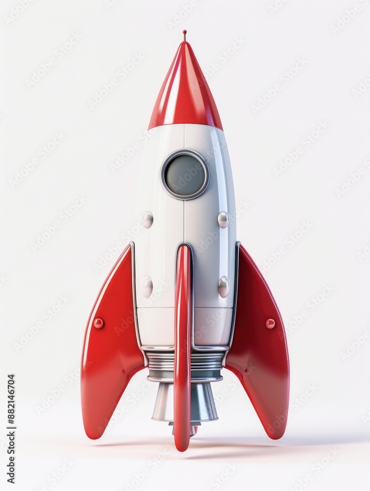 Rocket Ship Model on White Surface Rocket Ship Model on White Surface