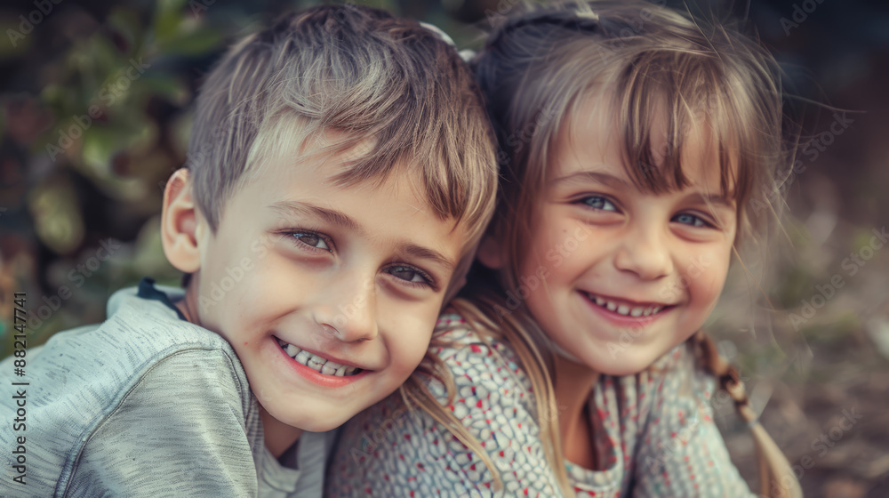 child girl and boy, childhood brother and sister love, family child girl and boy, childhood brother and sister love, family