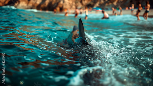 shark, beach, ocean, attack, shark bite, dolphin, sand, Florida, swimming, danger, water, beach season, teeth,
