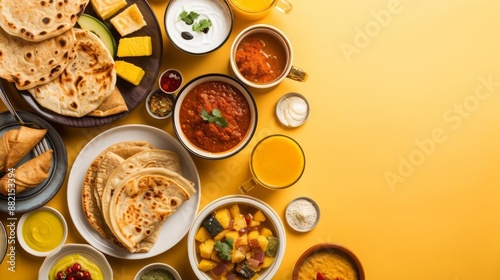 A continental breakfast spread including Indian parathas and masala chai can offer a deliciously unique start to the day