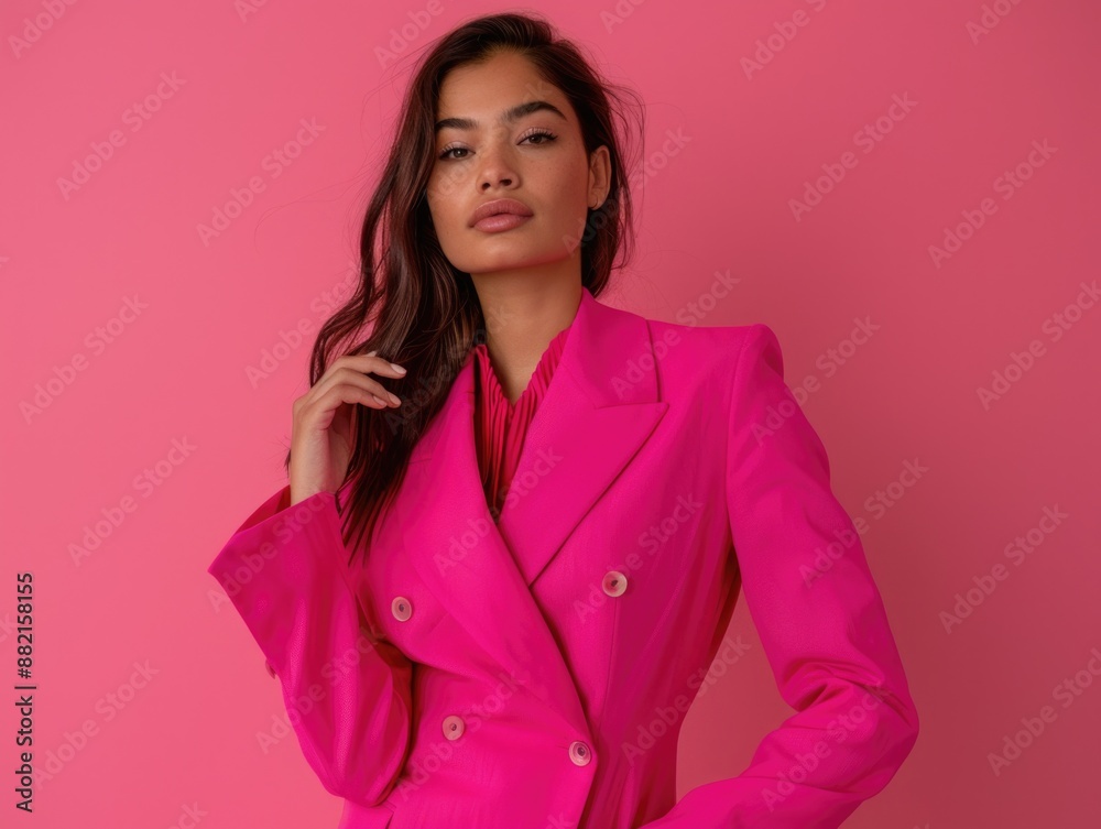 Woman in Pink Suit Woman in Pink Suit