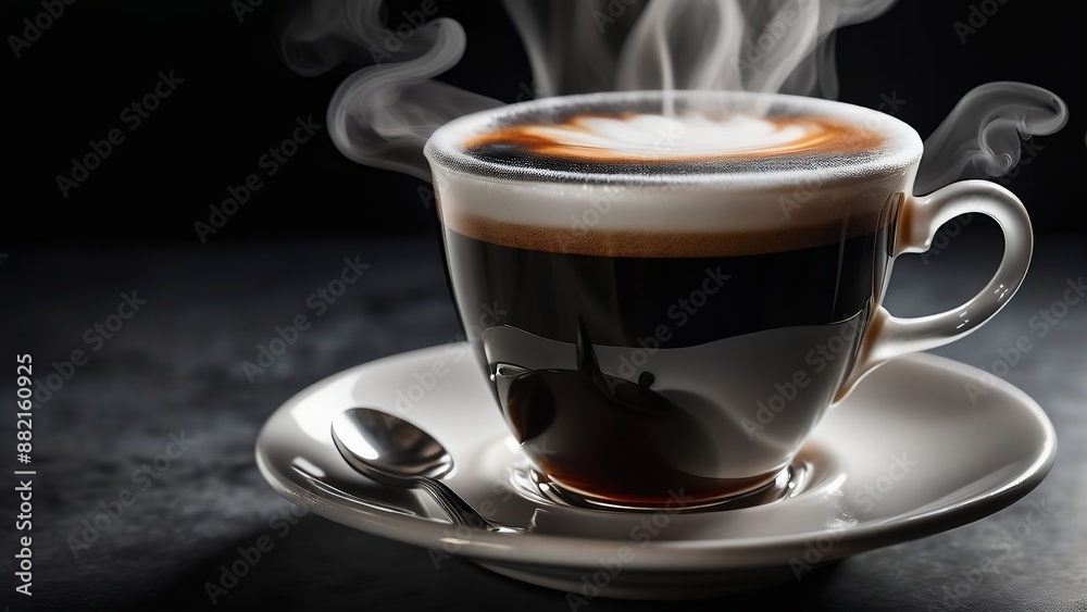 cup of coffee, a clear hot Americano photo of delicious Americano photography cup of coffee, a clear hot Americano photo of delicious Americano photography
