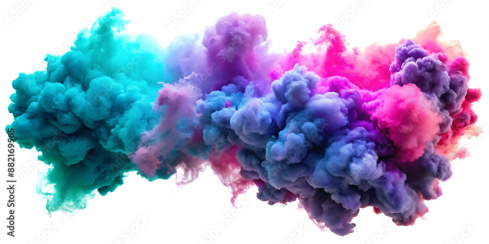 colorful cloud on white background colorful cloud on white background