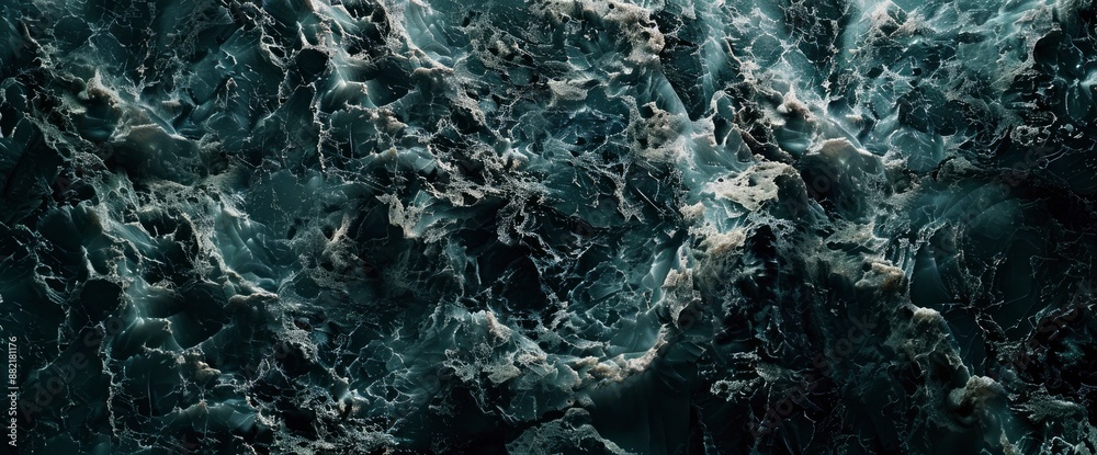 Naklejka premium Black marble texture background pattern with high resolution, perfect for elegant design projects