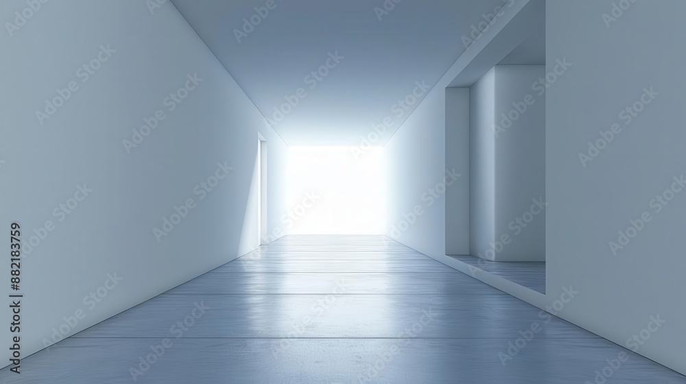 long hallway with a light at the end long hallway with a light at the end