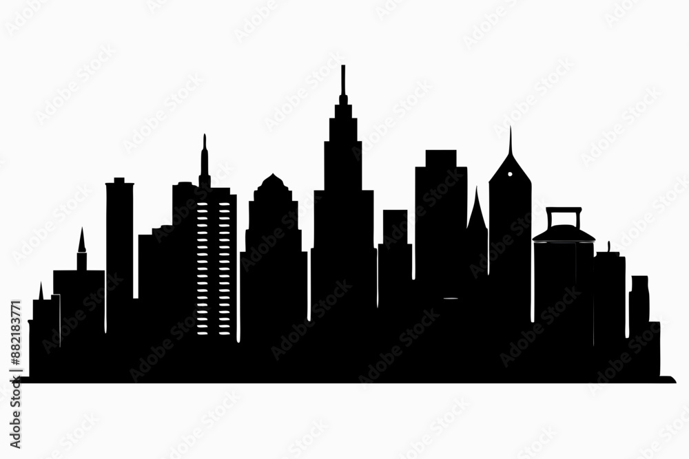 city skyline silhouette, Modern City Skyline Skyscrapers, City silhouette vector, Skyline urban border collection.
city skyline silhouette, Modern City Skyline Skyscrapers, City silhouette vector, Skyline urban border collection.