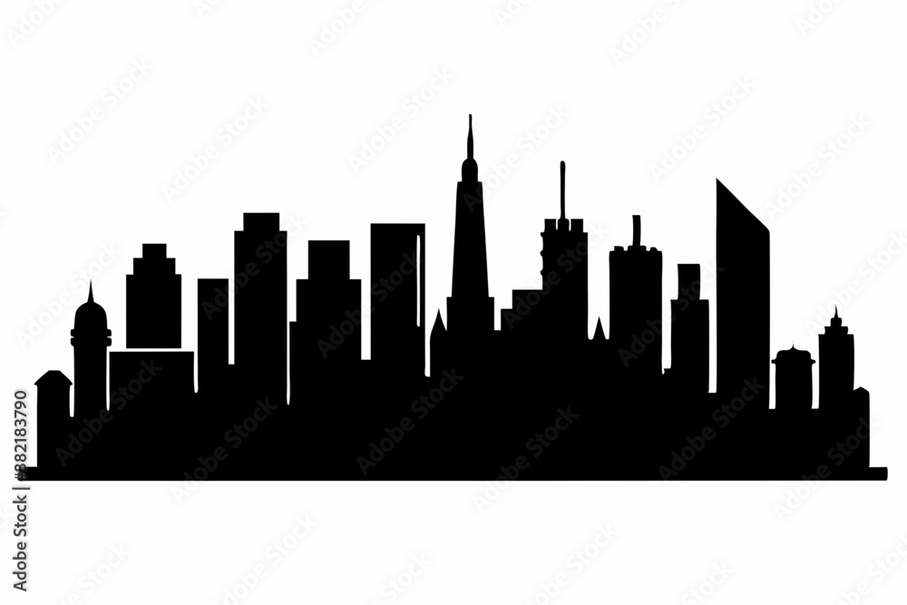 city skyline silhouette, Modern City Skyline Skyscrapers, City silhouette vector, Skyline urban border collection.
city skyline silhouette, Modern City Skyline Skyscrapers, City silhouette vector, Skyline urban border collection.