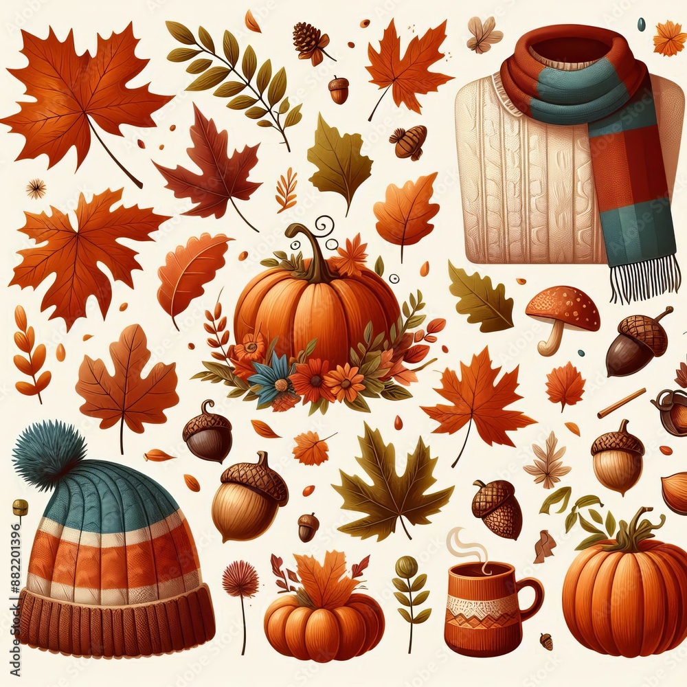 Fall-autumn stock illustrations Fall-autumn stock illustrations