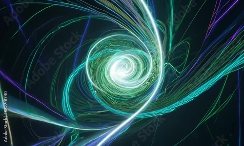 luminous auroral vortex