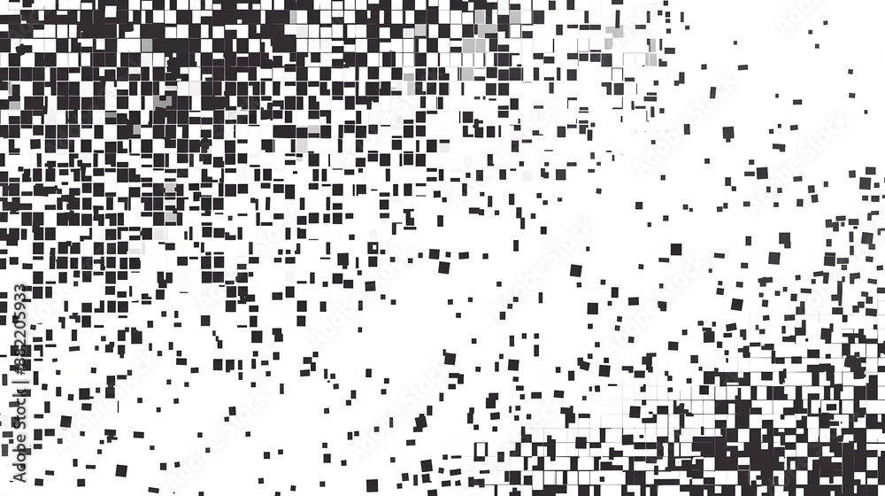 Modern Stylish Halftone Technology Seamless Texture. Tech Abstract Background with Random Size Pixels. Vector Chaotic Squares Mosaic Pattern. Vector Tiles. Modern Stylish Halftone Technology Seamless Texture. Tech Abstract Background with Random Size Pixels. Vector Chaotic Squares Mosaic Pattern. Vector Tiles.