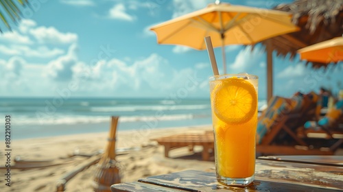 cocktail on the beach