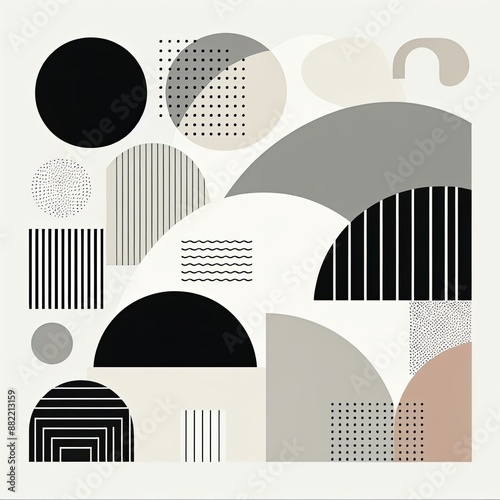 Abstract background with geometric elements. Vector illustration for your graphic design