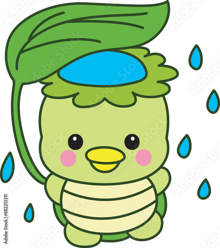 Kawaii japanese mythology Kappa sticker cute.
Cute kappa mascot ghost japanese.
