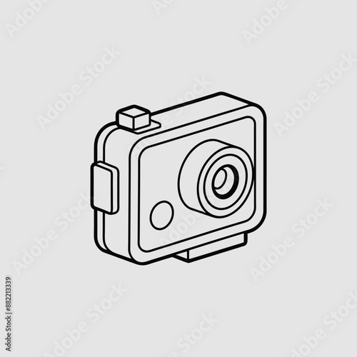 Action Camera Vector Illustration