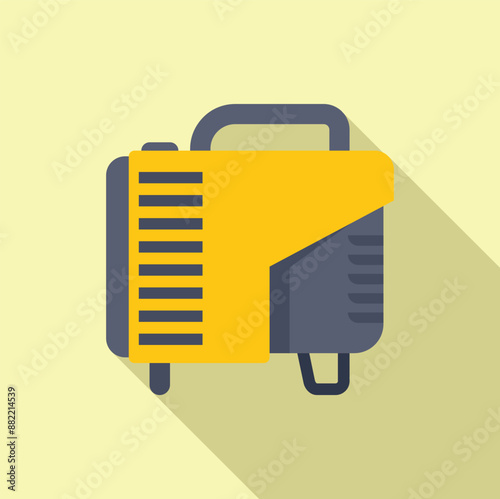 Portable generator is providing power, ensuring a reliable electricity supply for various needs