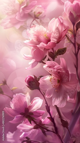 Pink Blossom Magnolia Serenade beauty