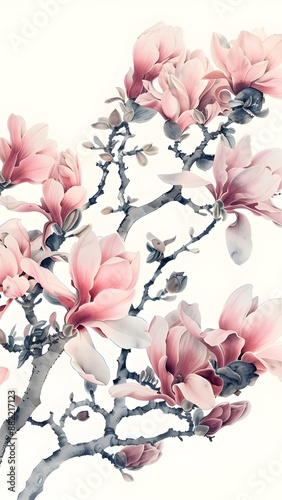 Pink Blossom Magnolia Serenade beauty